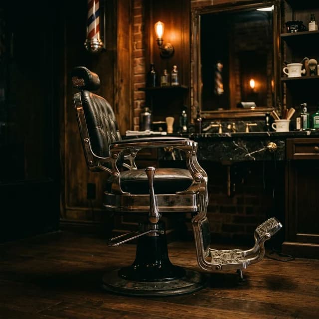 Fauteuil de barbier Maison Lame